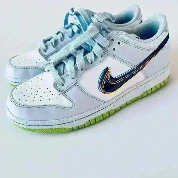 NEW! Nike Dunk Low “3D Swoosh” Sneakers. - Picture 1 of 11